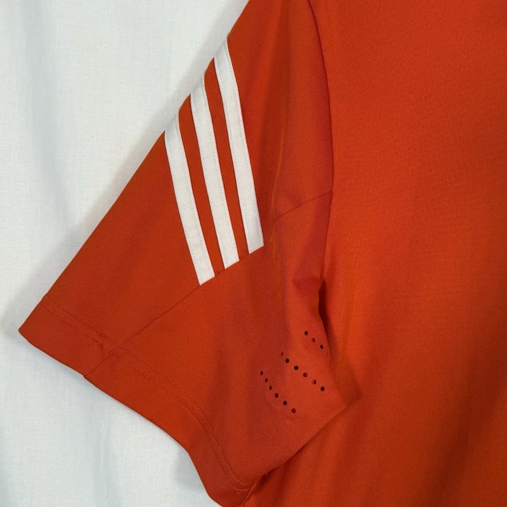 ADIDAS puremotion Golf Polo Men's Medium (44 x 27 in) Bright Orange Athletic‎